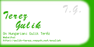 terez gulik business card